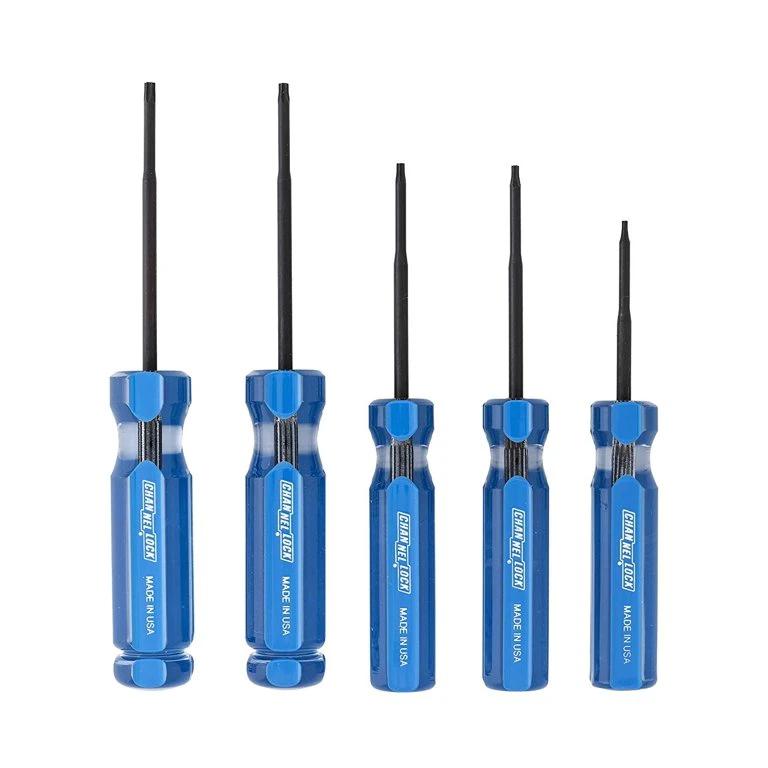 M.A.M Auto Parts CHANNELLOCK TP-5A 5PC SET Precision TORX Driver Set - Screwdrivers Precision TORX Driver Set