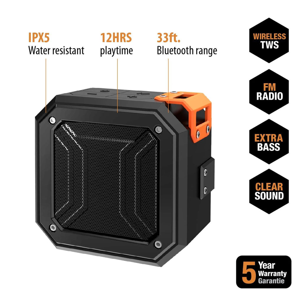 M.A.M Auto Parts TouchTested Satelite Outdoor Wireless Speaker TT-SP-SAT - Speakers Bluetooth Speaker
