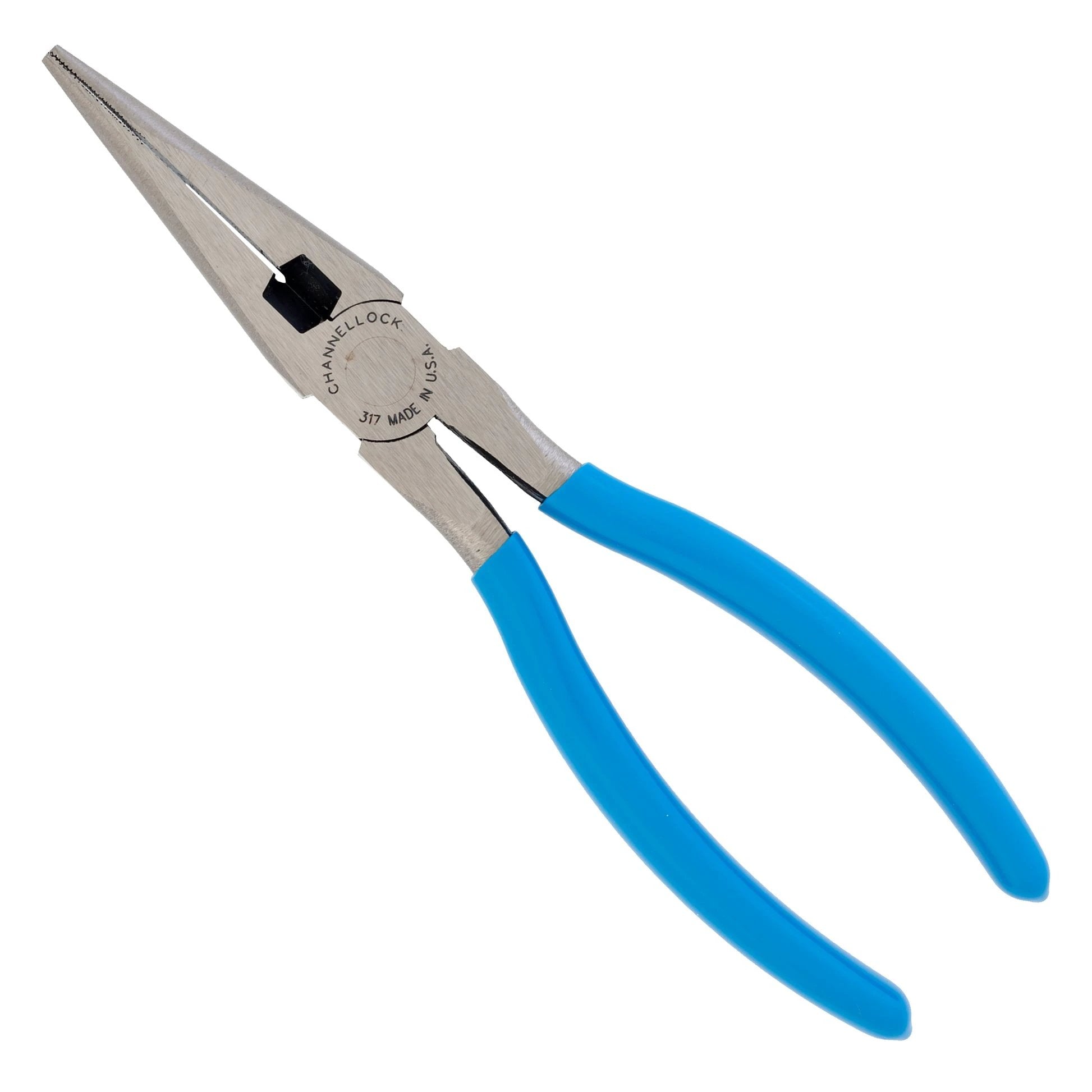 M.A.M Auto Parts Channellock 317 8-inch Long Nose Pliers with Side Cutter - Pliers cutting pliers