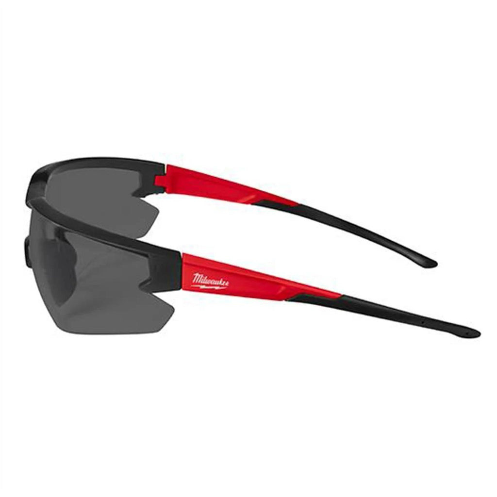 M.A.M Auto Parts Milwaukee 48-73-2015 Tinted Anti-Scratch Lenses Safety Glasses - Black/Red - Safety Glasses safety glasses