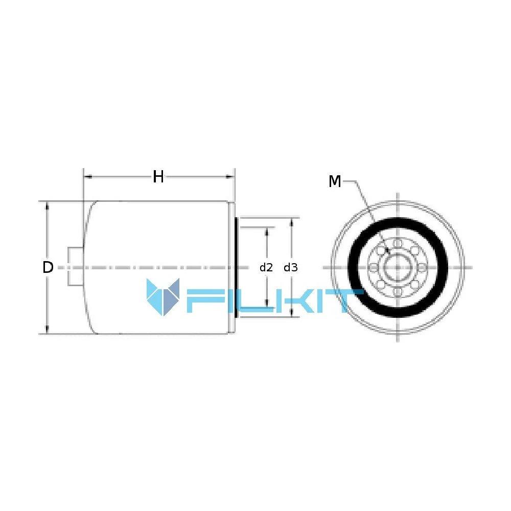 M.A.M Auto Parts Wix 33753 Fuel Filter - Fuel Filters fuel filter