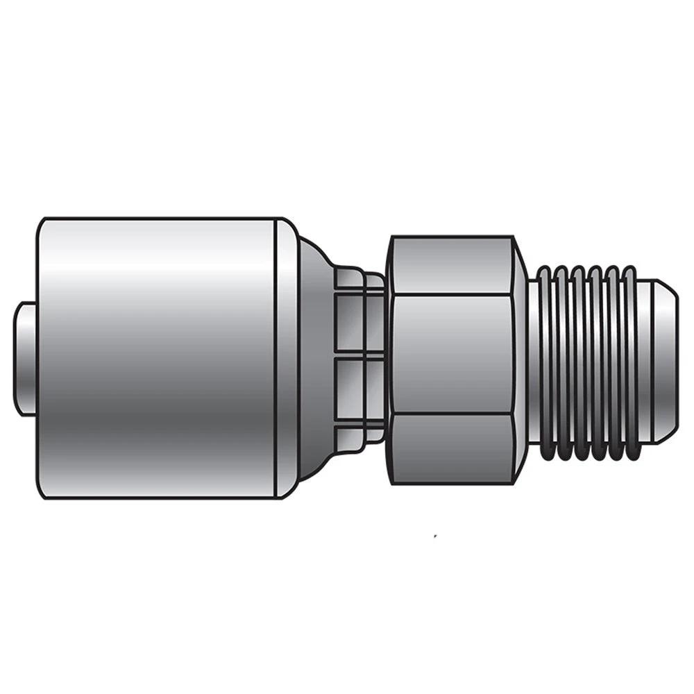 M.A.M Auto Parts Gates G25165-0606 Hydraulic Fitting For High Pressure Systems - Pipe Connectors Hydraulic Fitting