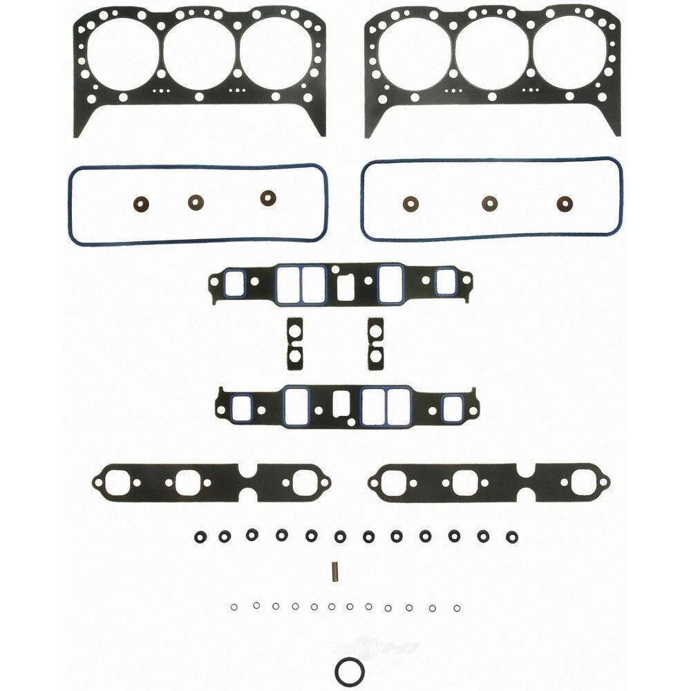 M.A.M Auto Parts 4.3 4.3L 262 180 200 Chevy Mercruiser Fel-Pro 17211 Marine Head Gasket Set - Watercraft Engine Parts Head Gasket Set