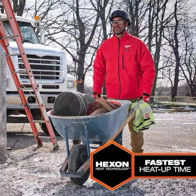 M.A.M Auto Parts Milwaukee Tool M100b-21L Men's Heated Jacket, Black, Heats 3 To 12 Hours , 12 - Coats & Jackets heated outerwear