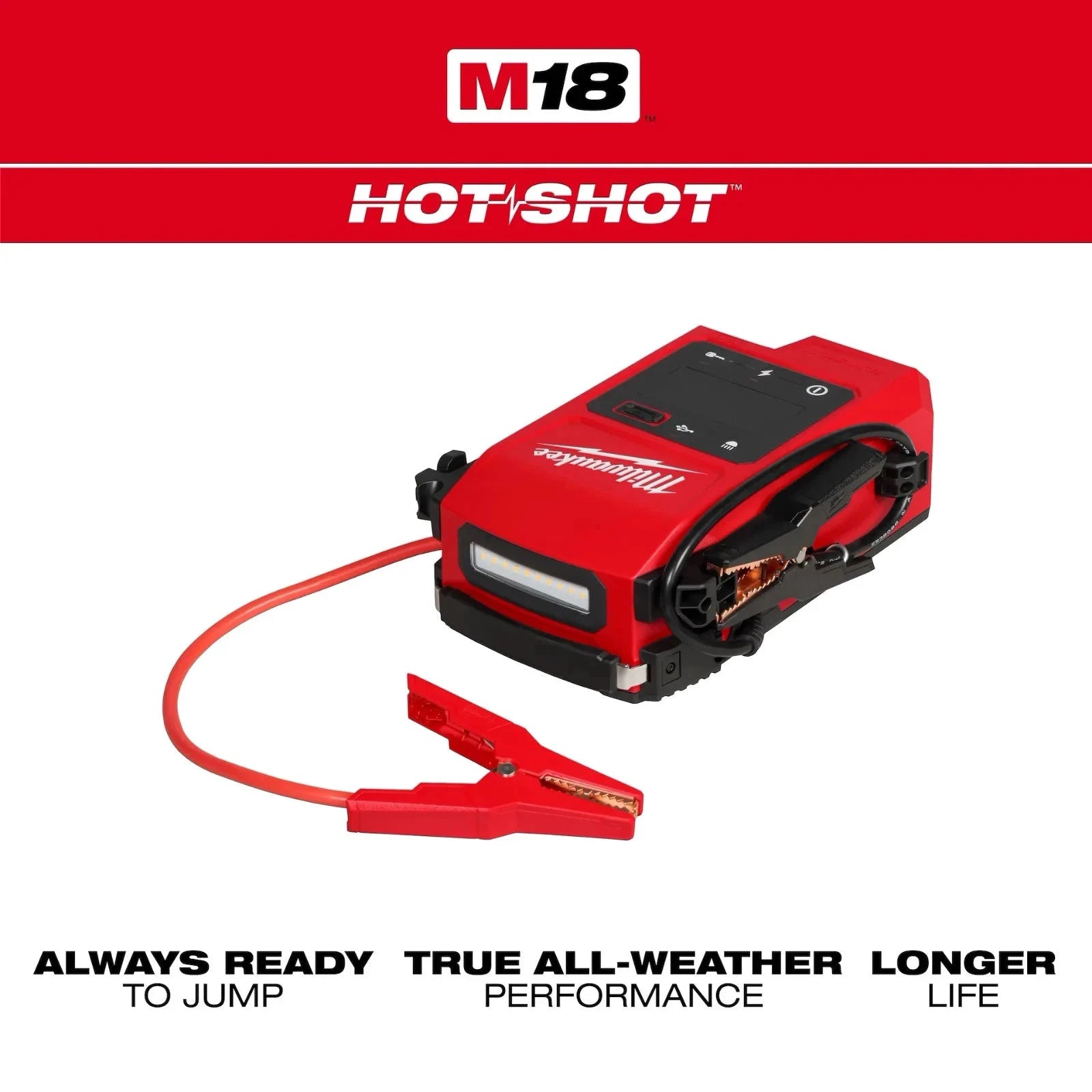 M.A.M Auto Parts Milwaukee M18 3841-20 Hot Shot Jump Starter - Vehicle Jump Starters jump box