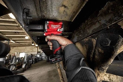 M.A.M Auto Parts Milwaukee M12 Fuel 2555-20 12V Impact Wrench - Red - Impact Wrenches & Drivers Milwaukee Tools