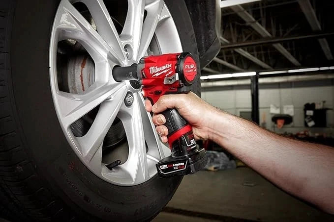 M.A.M Auto Parts Milwaukee M12 Fuel 2555-20 12V Impact Wrench - Red - Impact Wrenches & Drivers Milwaukee Tools