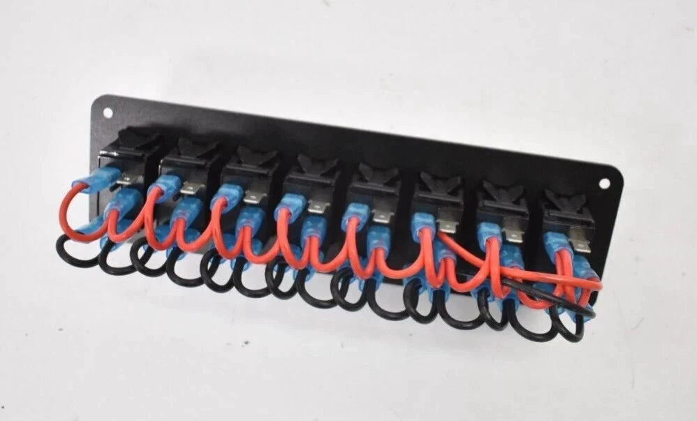 M.A.M Auto Parts NiLight Aluminum Rocker Toggle Switch Panel Dash 5 Pin On/Off For Rear Light Bar - Light Bars ATV/UTV ACCESSORIES