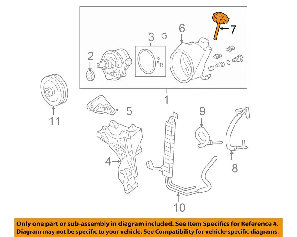 M.A.M Auto Parts ACDelco GM OE/GM Genuine Parts 26095194 - Power Steering Reservoir Cap - Steering Pumps Auto Parts
